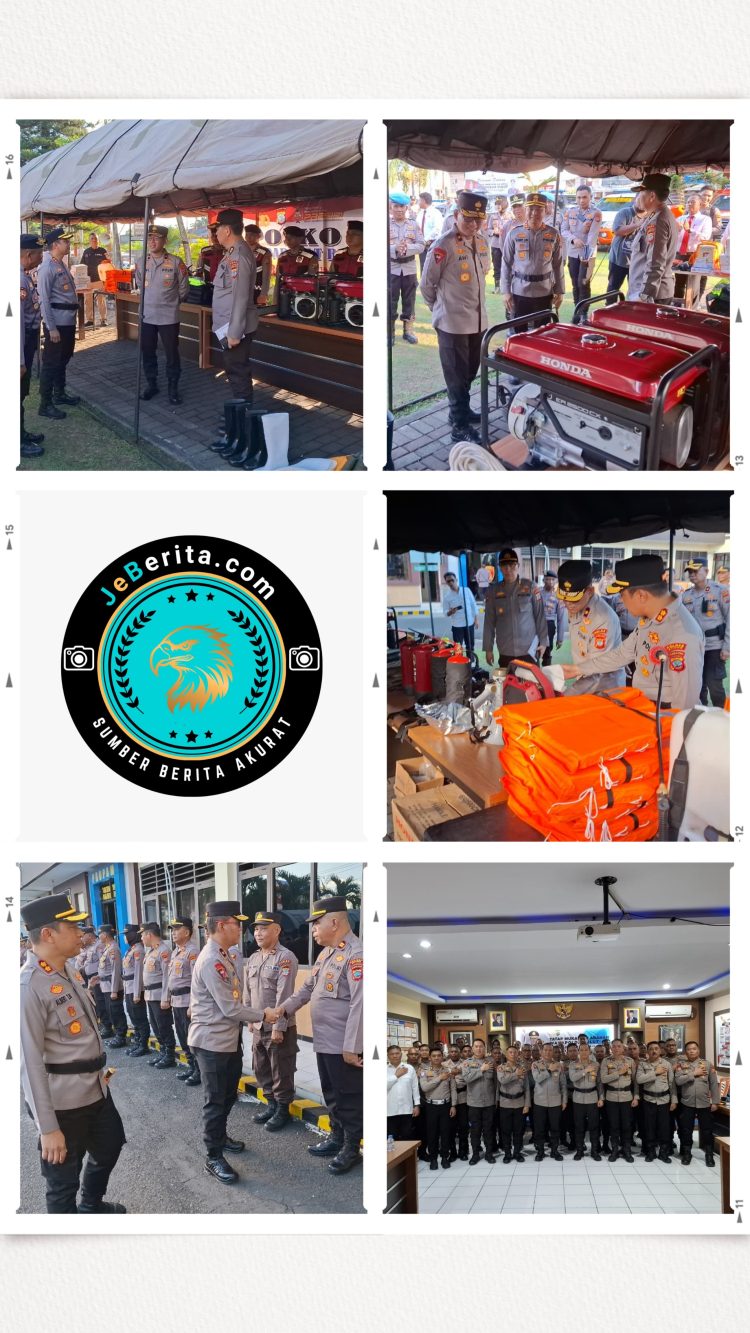 ‎Waka Polda Sulut Tinjau Kesiapsiagaan Polres Bitung: Tegaskan Pentingnya Respons Cepat Hadapi Bencana dan Pelayanan Publik Prima