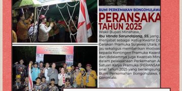 ‎Ketua Kwarda Sulut Hadir di PERANSAKA Nasional 2025, Kobarkan Semangat Juang Pramuka di Tanah Hulondalo. ‎