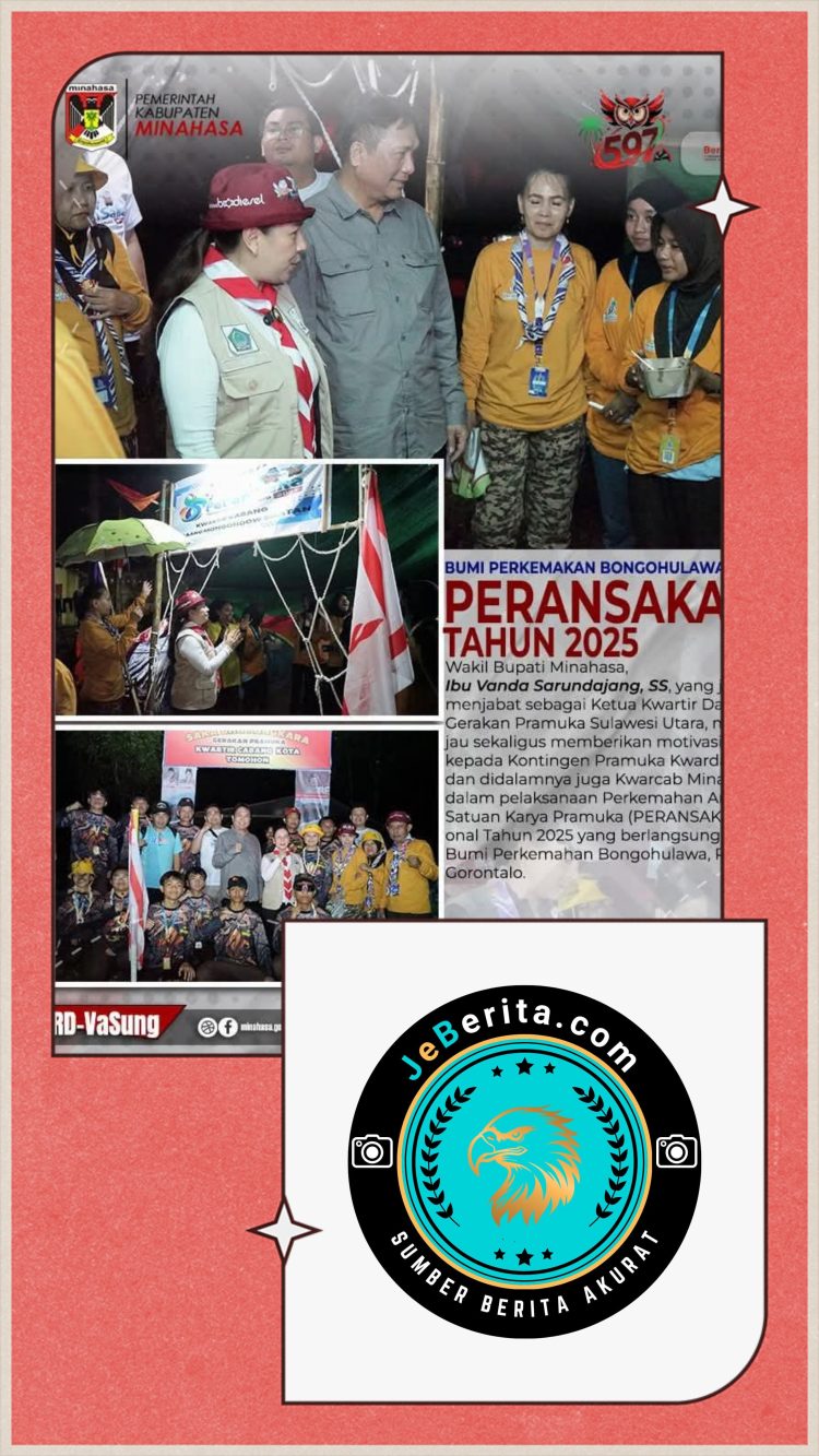 ‎Ketua Kwarda Sulut Hadir di PERANSAKA Nasional 2025, Kobarkan Semangat Juang Pramuka di Tanah Hulondalo. ‎