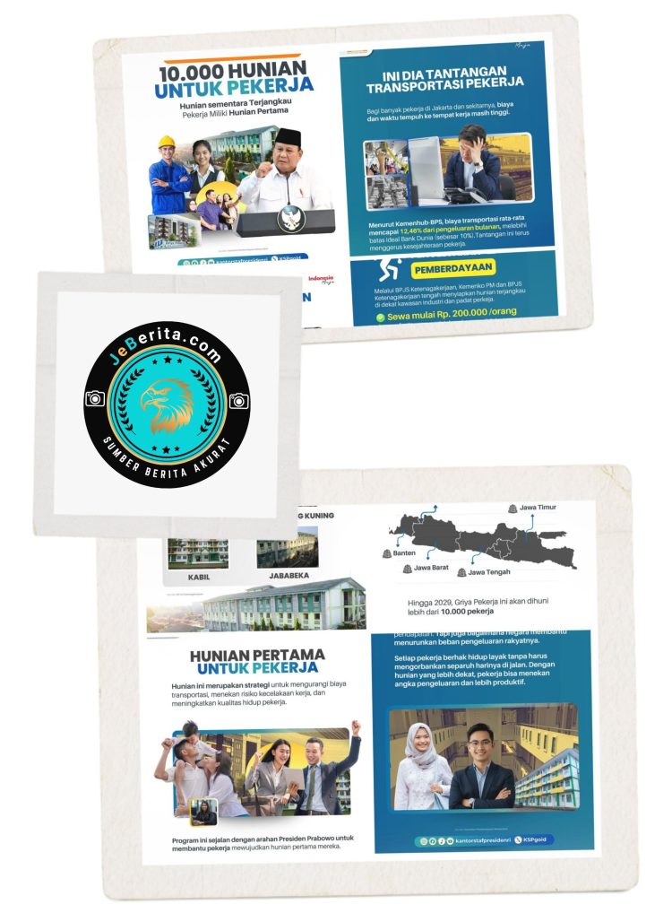 ‎“10.000 Hunian untuk Pekerja: Langkah Nyata Pemerintah Wujudkan Kehidupan Layak dan Produktif bagi Pekerja Indonesia” ‎