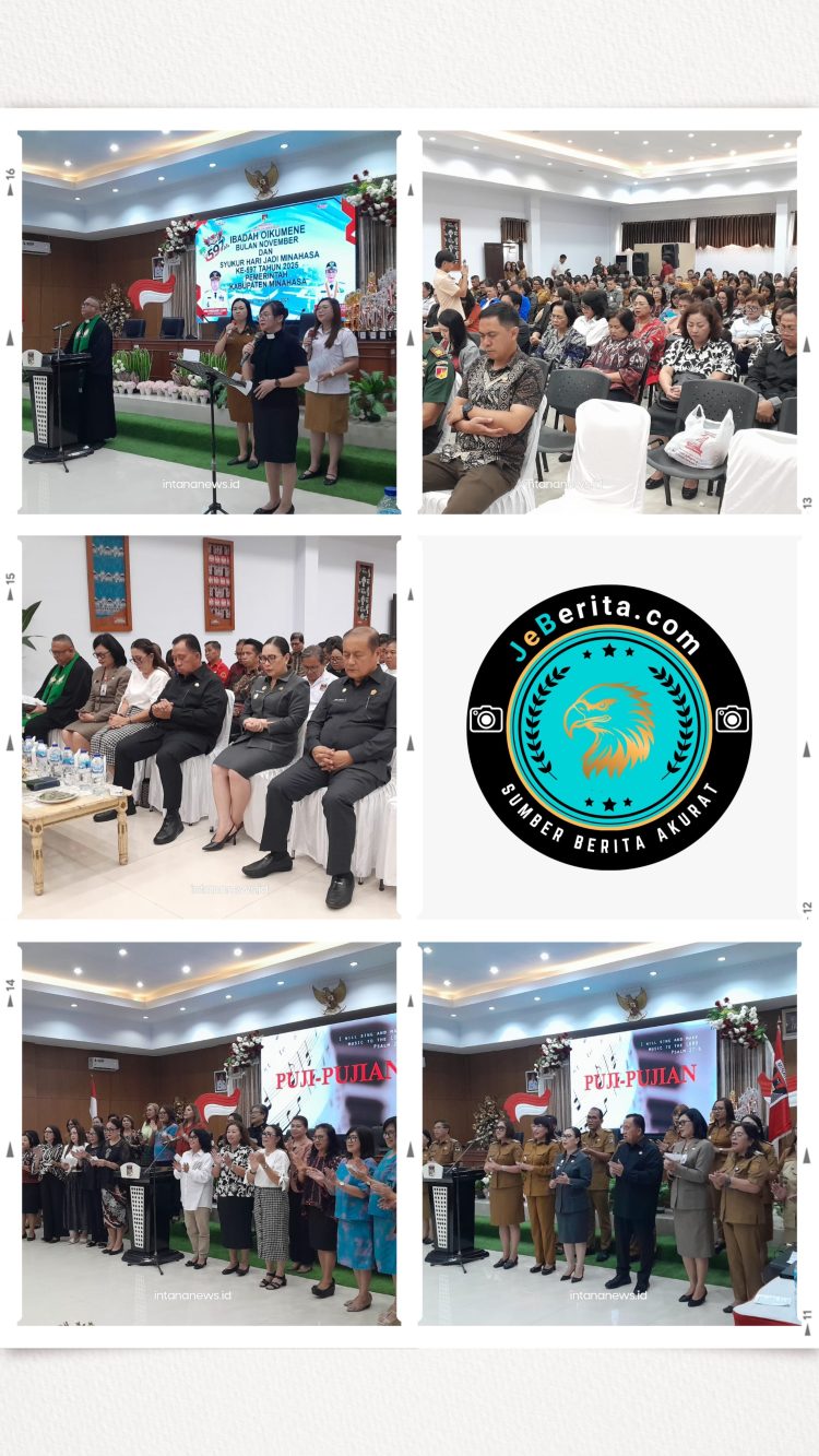 ‎Semangat Persaudaraan Jadi Napas Minahasa: Ibadah Oikumene Bulanan Warnai Syukur HUT ke-597