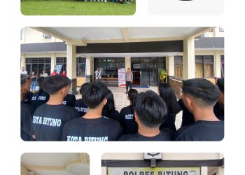 ‎Kapolres Bitung AKBP Albert Zai Lepas Kontingen Voli Kota Bitung ke PORPROV Manado: Tekankan Sportivitas, Disiplin, dan Semangat Juang