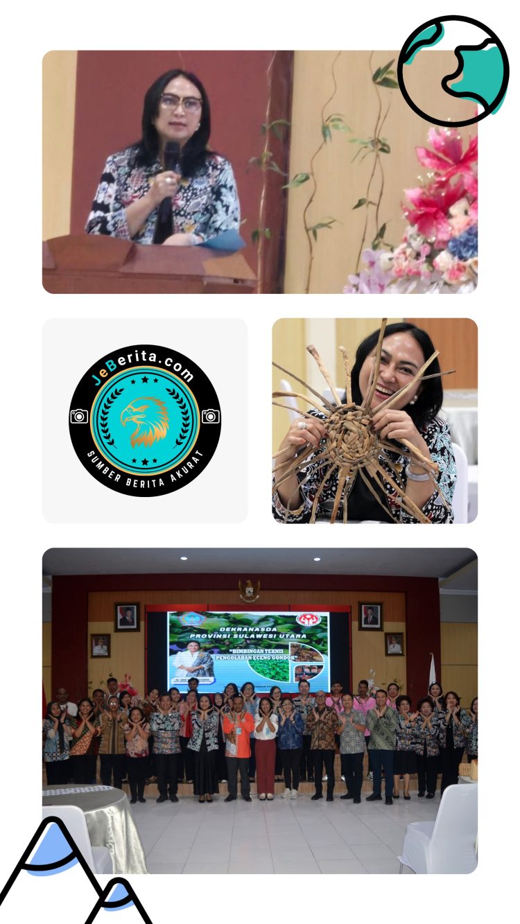 ‎TP-PKK, Dekranasda Sulut Dorong Inovasi Kerajinan Ramah Lingkungan, Ny. Anik Yulius Selvanus Buka Bimtek Pengolahan Eceng Gondok ‎