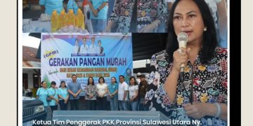 ‎TP PKK SULUT DUKUNG STABILISASI HARGA – BUNDA ANIK YULIUS SELVANUS RESMI BUKA “GERAKAN PANGAN MURAH” HBKN NATAL 2025 DAN TAHUN BARU 2026