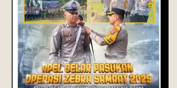 ‎Apel Gelar Pasukan Operasi Zebra Samrat 2025 Resmi Dimulai, Polres Bitung Siap Wujudkan Kamseltibcarlantas Jelang Nataru