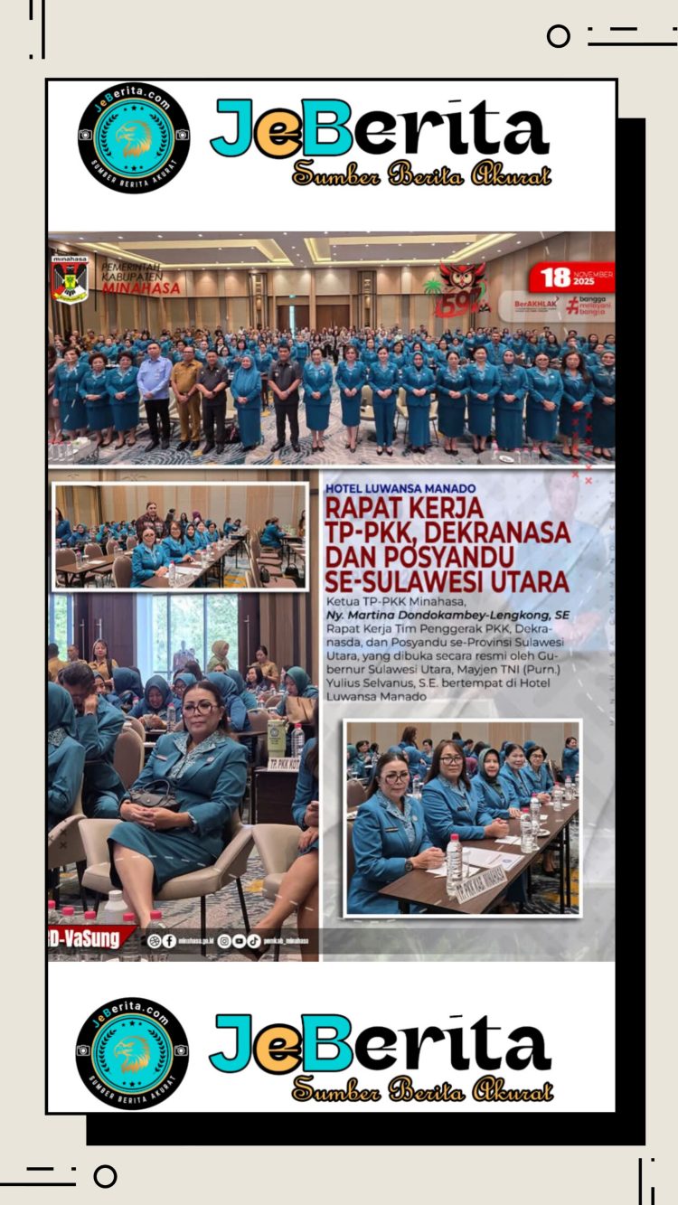 ‎Rakerda TP-PKK, Dekranasda, dan Posyandu Se-Sulawesi Utara Resmi Dibuka Gubernur di Manado. ‎