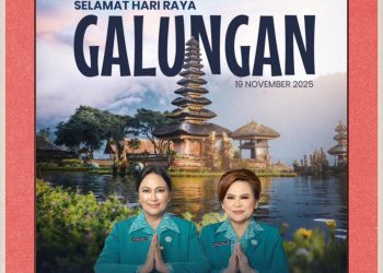 ‎Ny. Anik Yulius Selvanus Bersama TP-PKK Provinsi Sulawesi Utara Sampaikan Ucapan Selamat Hari Raya Galungan ‎