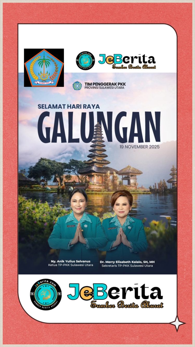 ‎Ny. Anik Yulius Selvanus Bersama TP-PKK Provinsi Sulawesi Utara Sampaikan Ucapan Selamat Hari Raya Galungan ‎