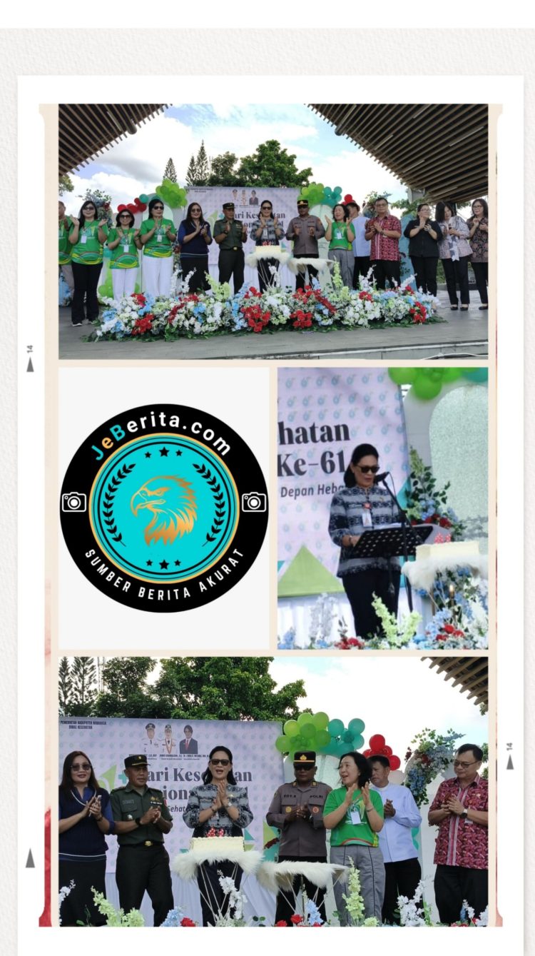 ‎Sekda Lynda Watania Hadiri Peringatan HKN ke-61 di Minahasa: Momentum Perkuat Sinergi Wujudkan Generasi Sehat, Masa Depan Hebat