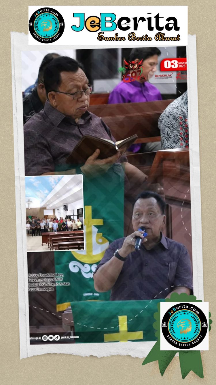 Bupati Robby Dondokambey Ajak Kaum Bapa GMIM Kokohkan Iman dan Kebersamaan