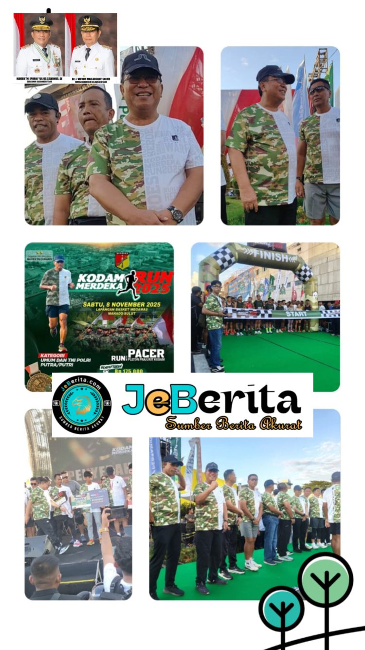 ‎Brigjen (Purn) Jerry Waleleng Semarakkan Kodam Merdeka Run 2025: Berlari dengan Jiwa Pahlawan ‎