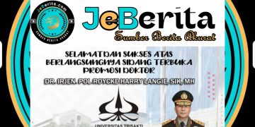 ‎Pemkab Minahasa Bangga, Kapolda Sulut Irjen Pol Roycke Langie Raih Gelar Doktor Ilmu Hukum