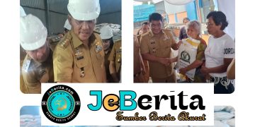 ‎Gubernur Sulut Yulius Selvanus Komaling Salurkan Bantuan Pangan Nasional di Kota Bitung