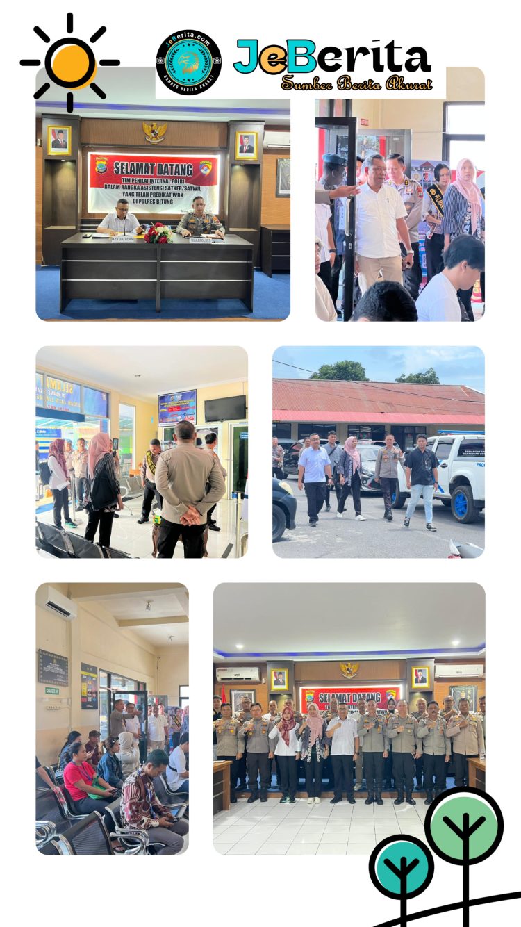 ‎Polres Bitung Terima Kunjungan Tim Penilai Internal Polri ‎Perkuat Komitmen Mewujudkan Zona Integritas Berkelanjutan Menuju WBBM