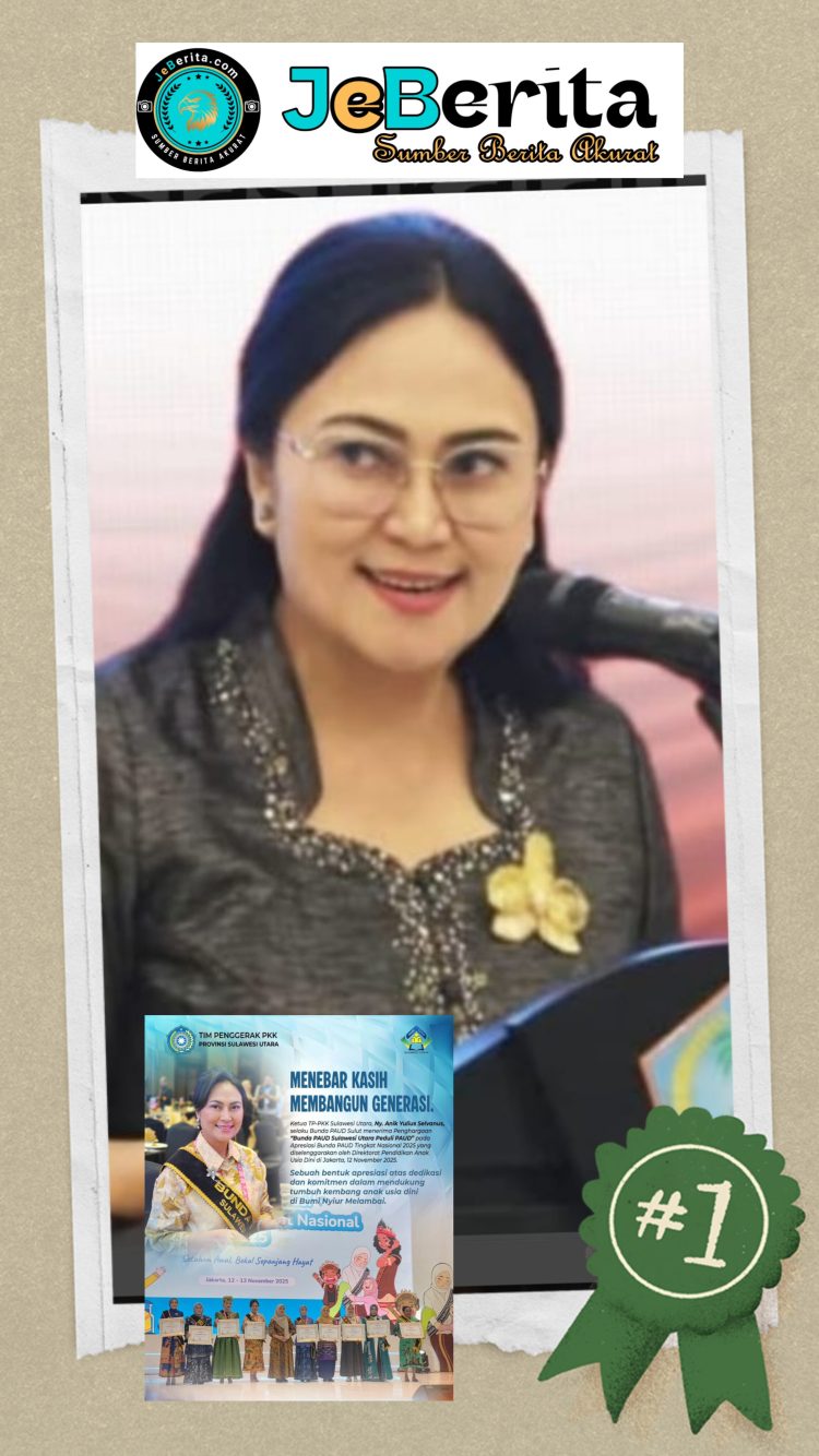 ‎Bunda PAUD Sulut, Ny. Anik Yulius Selvanus, Raih Penghargaan Nasional. Menebar Kasih, Membangun Generasi Emas dari Bumi Nyiur Melambai