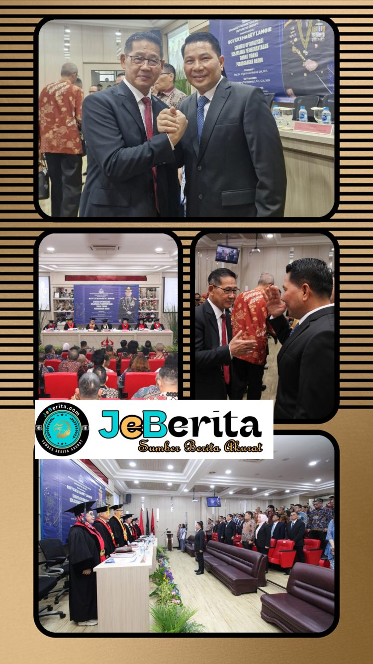 ‎Wali Kota Bitung Hadiri Ujian Promosi Doktor Irjen Pol Dr. Roycke Harry Langie di Universitas Trisakti