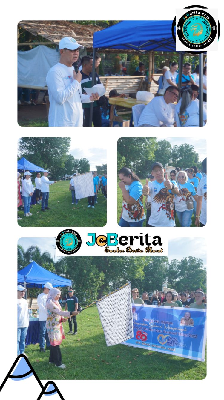 Wali Kota Bitung Buka Jalan Sehat PGRI, Lanjutkan Pemantauan Harga Sembako Jelang Nataru