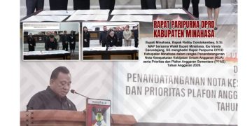 ‎Paripurna DPRD Minahasa Sahkan KUA-PPAS 2026, Pemerintah Daerah Siap Percepat Pembangunan