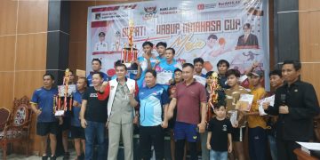 ‎Bupati Minahasa Resmi Tutup Turnamen Tenis Meja Minahasa Cup 2025. ‎