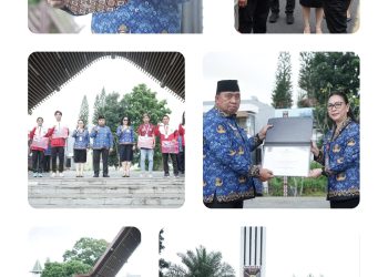 Bupati Minahasa Pimpin Apel Awal Bulan dan Terima TPID Award 2025, Atlet Berprestasi Dapat Bonus