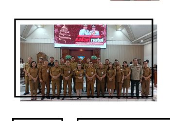 ‎Safari Natal di Kawangkoan, Wabup Vasung Ajak Warga Hidupi Kasih Kristus