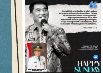 ‎Bangkit Menjadi Terang, Pesan Rohani Gubernur Sulut Sambut Hari Minggu ‎