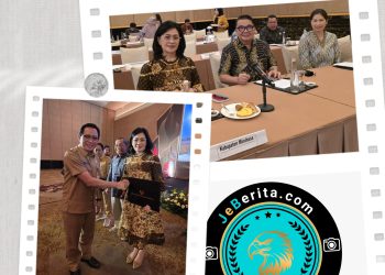 ‎WAKILI BUPATI MINAHASA, SEKDA LYNDA WATANIA TERIMA PIAGAM TPID BERPRESTASI 2025