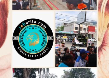 ‎Polres Bitung Iringi Aksi Damai Peringatan Hari HAM Sedunia dengan Sentuhan Humanis