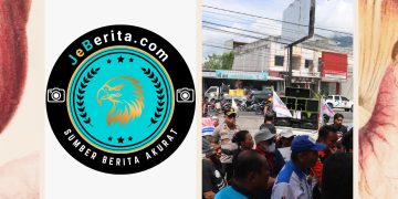 ‎Polres Bitung Iringi Aksi Damai Peringatan Hari HAM Sedunia dengan Sentuhan Humanis