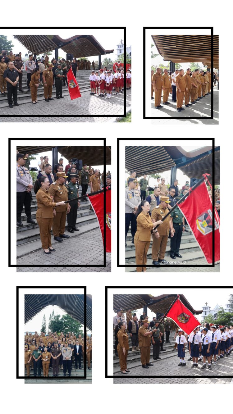 ‎Semangat Merah Putih Berkibar di Tondano, Pemkab Minahasa Gelar Apel dan Kirab Kebangsaan Hari Bela Negara 2025