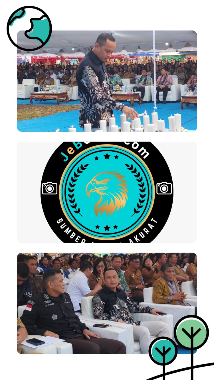 ‎Kapolres Albert Zai Hadiri Ibadah Natal Pemkot Bitung, Pastikan Keamanan Nataru Tetap Kondusif