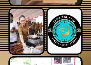 ‎Wabup Vanda Sarundajang Resmi Buka Bazar Natal Kejari Minahasa, Dorong Kebersamaan dan Ekonomi Rakyat