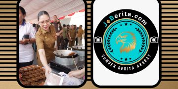 ‎Wabup Vanda Sarundajang Resmi Buka Bazar Natal Kejari Minahasa, Dorong Kebersamaan dan Ekonomi Rakyat