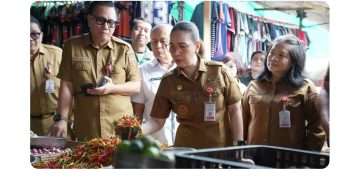‎Wabup Vasung dan Forkopimda Sidak SPBU, LPG 3 Kg, hingga Pasar Jelang Natal–Tahun Baru ‎