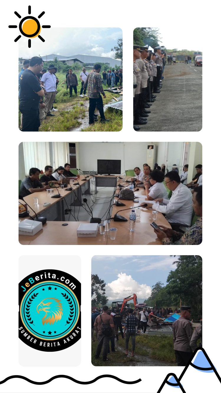 ‎Polres Bitung Pastikan Pembangunan Jalan Poros KEK Berjalan Aman dan Kondusif