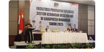 ‎Minahasa Tancap Gas Digitalisasi Desa, Bupati Robby Buka Fasilitasi Sistem Keuangan Desa Online 2025 ‎