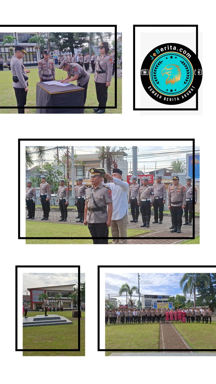 ‎Kapolres Bitung Pimpin Sertijab Kabag SDM, Tegaskan Profesionalisme dan Penguatan SDM Polri