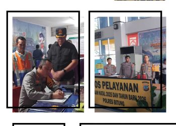 ‎Kapolres Bitung Pastikan Pos Ops Lilin 2025 Siap Amankan Nataru