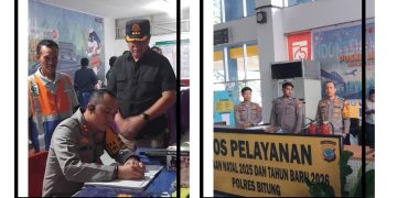 ‎Kapolres Bitung Pastikan Pos Ops Lilin 2025 Siap Amankan Nataru