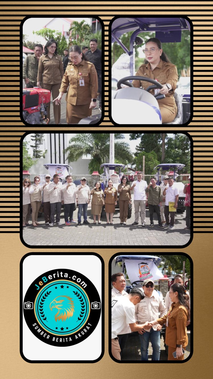 ‎Wabup Vanda Sarundajang Serahkan Alsintan Kementan, Dorong Produktivitas dan Kesejahteraan Petani Minahasa ‎