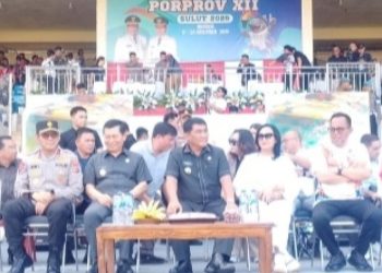 ‎Stadion Klabat Menyala, Porprov Sulut 2025 Resmi Ditutup.