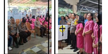 ‎Kapolres Bitung Antar Duka Terakhir untuk Aiptu Melky Thomas