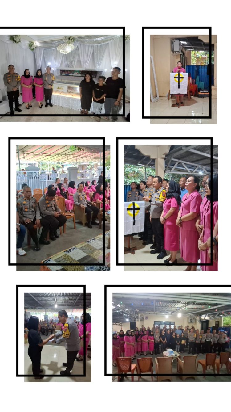 ‎Kapolres Bitung Antar Duka Terakhir untuk Aiptu Melky Thomas