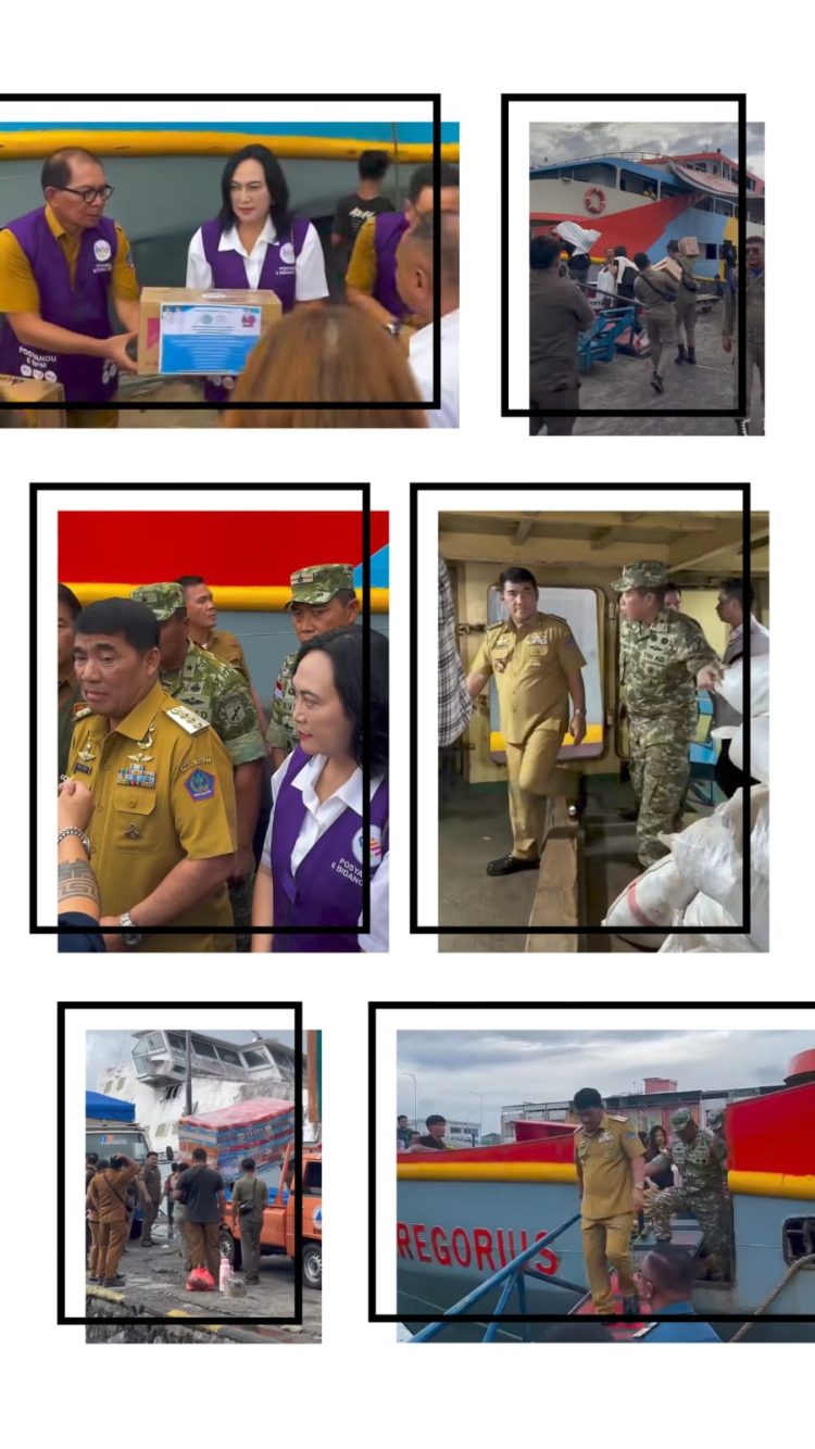 ‎Gubernur Sulut Bergerak Cepat, Bantuan Berlayar untuk Sitaro ‎