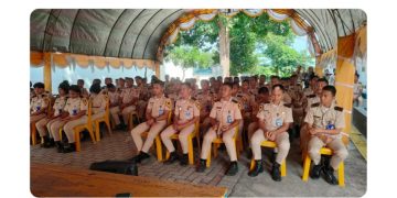‎Team Patroli Tarsius Presisi Polres Bitung Turun ke Sekolah, Tekankan Pencegahan Kenakalan Remaja di LDKK SMKP Pelita Bahari. ‎