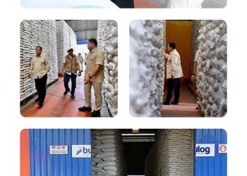 ‎Inspeksi Mendadak di Magelang, Presiden Prabowo Pastikan Stok Beras Aman dan Siap Distribusi.
